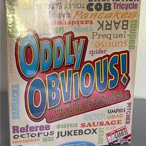 NEW! In plastic. Oddly Obvious Board Game - Multicolor
